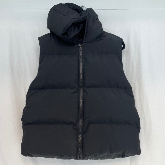 SHEIN Jackets & Blazers - SHEIN Curve Puffer Vest with Hood Black Women’s Size 0XL